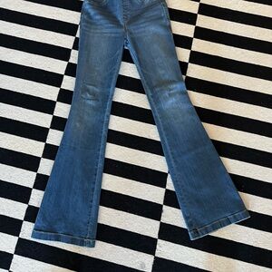Spanx flare jeans.